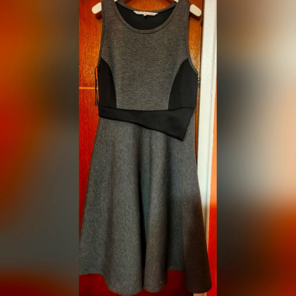 Black and grey Rachel Roy dress